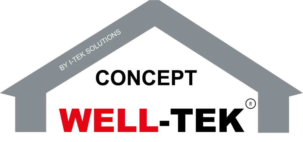 Logo concept WELL-TEK de I-TEK SOLUTIONS